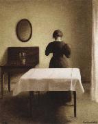 Vilhelm Hammershoi interior china oil painting reproduction